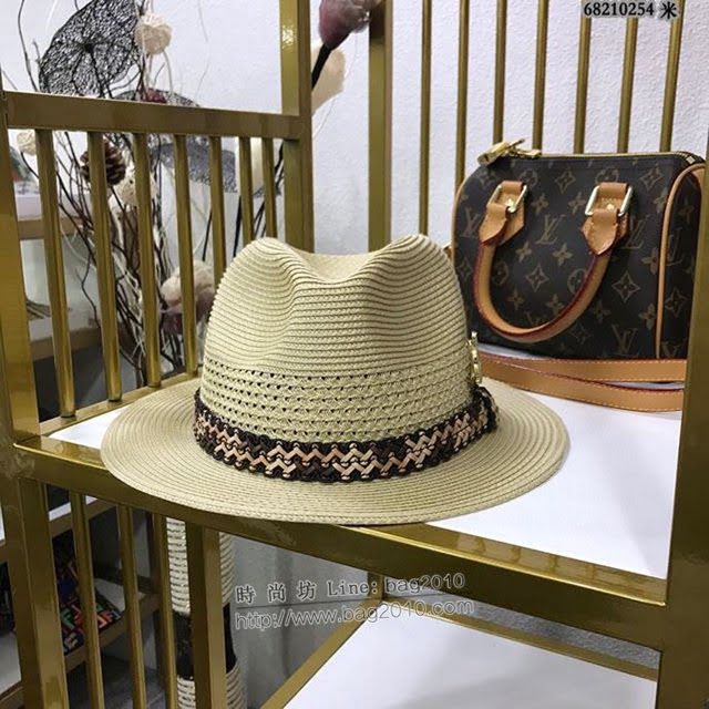 Dior新品帽子 迪奧女士織帶草帽 Dior遮陽帽  mm1002